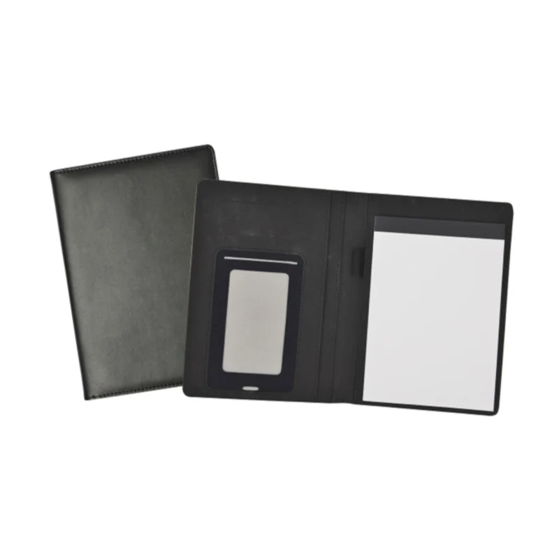 Leatherette Padfolio with Smartphone Sleeve 1