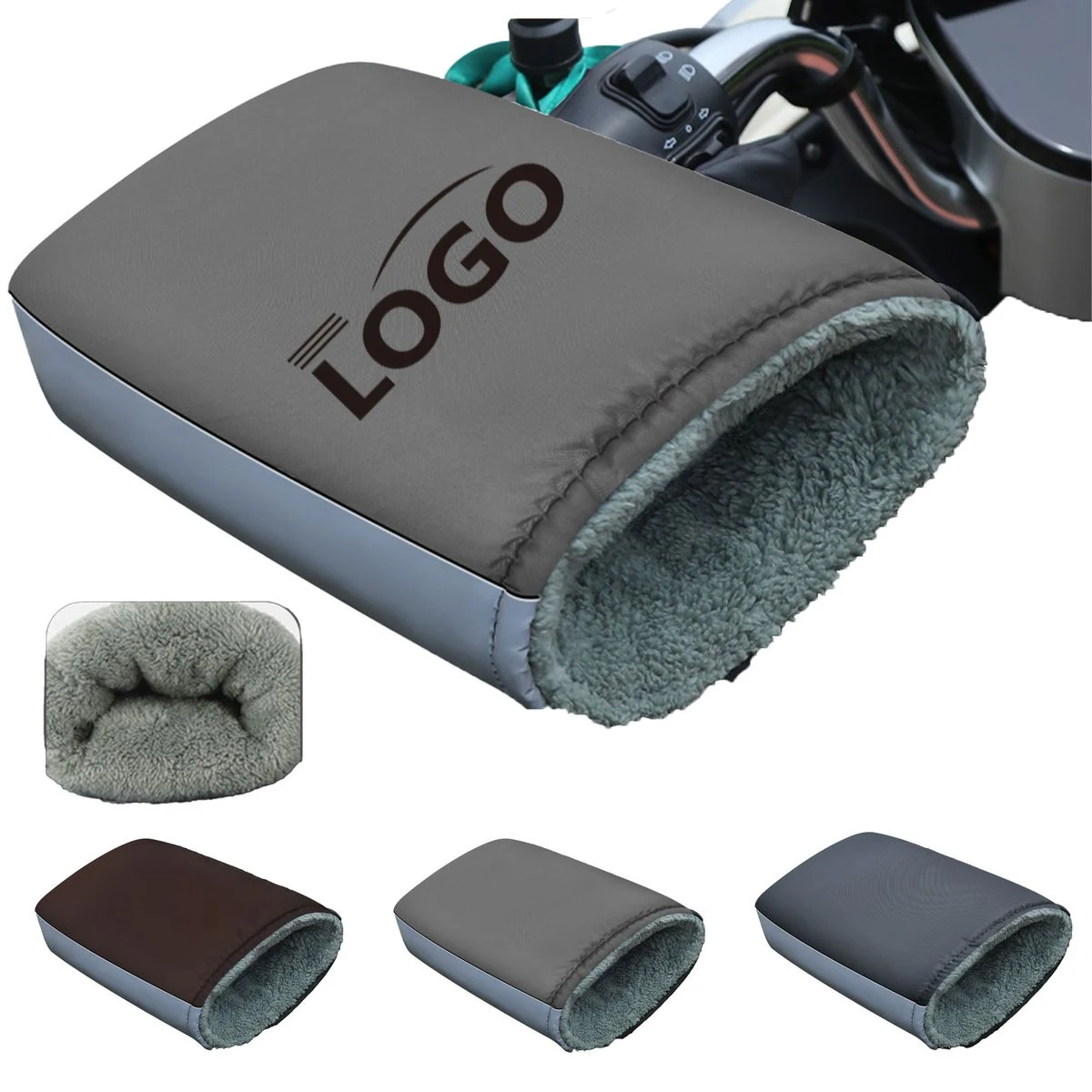 Fleece-Lined Electric Bike Handlebar Gloves 1