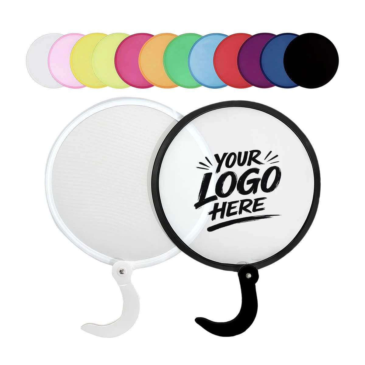 Portable Polyester Foldable Fan Toss Disc Promo Item 1