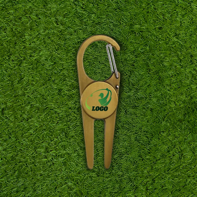 Golf Divot Tool With Clip Hook
