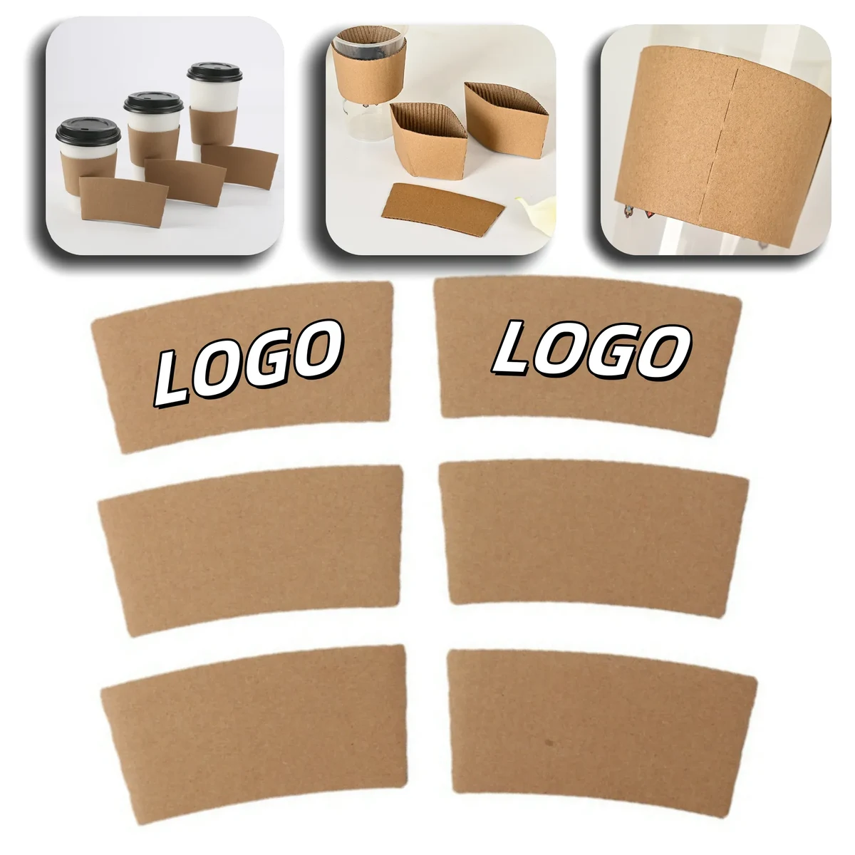 Eco-Friendly Disposable Cup Sleeve 1