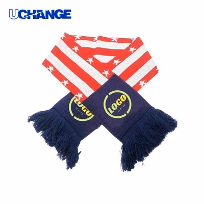 Soft Knitted Woven Scarf with Tassel for Fashion Wear