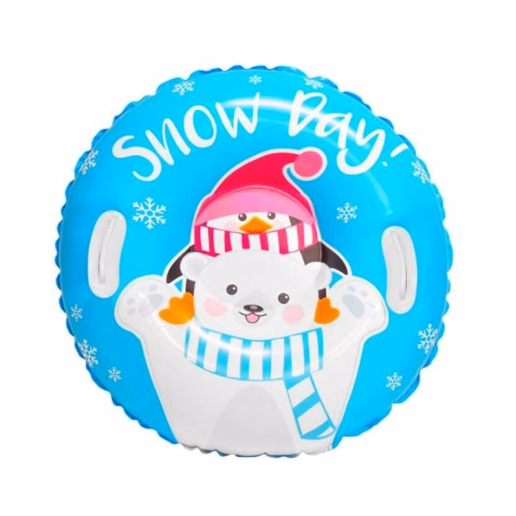 Kids' Polar Bear & Penguin Snow Tubes - Aqua
