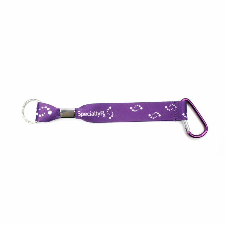 3/4" Wristband Key Fob w/Split Ring