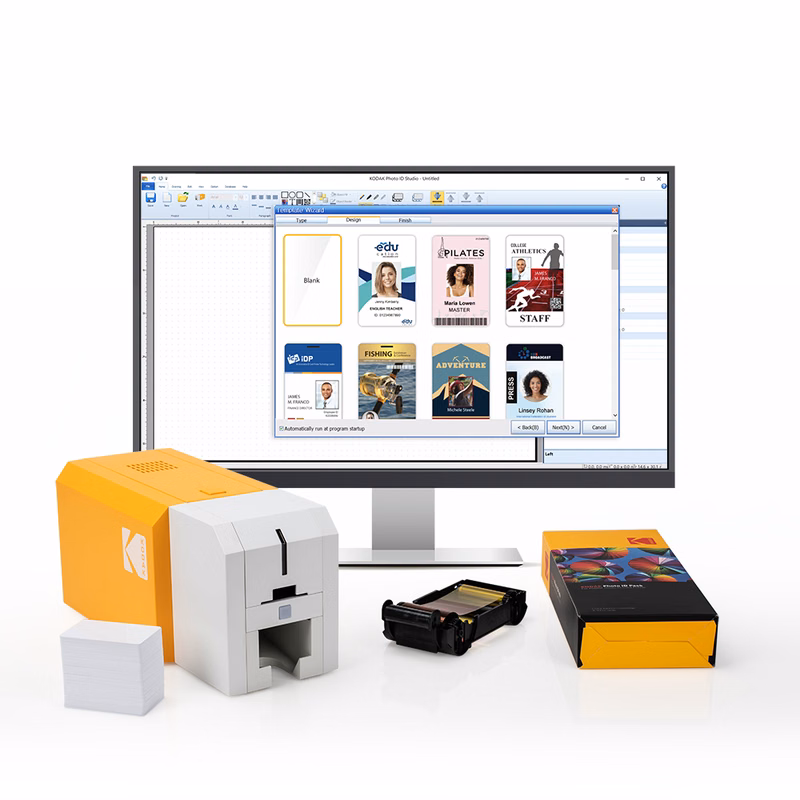 Single Sided KODAK ID Card Printer with Auto Feed