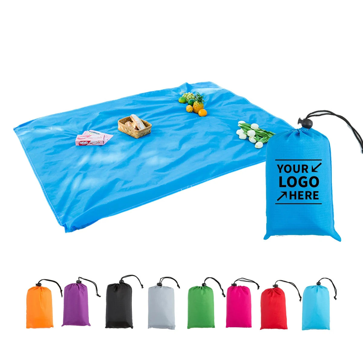 Compact Foldable Travel Pocket Blanket 1