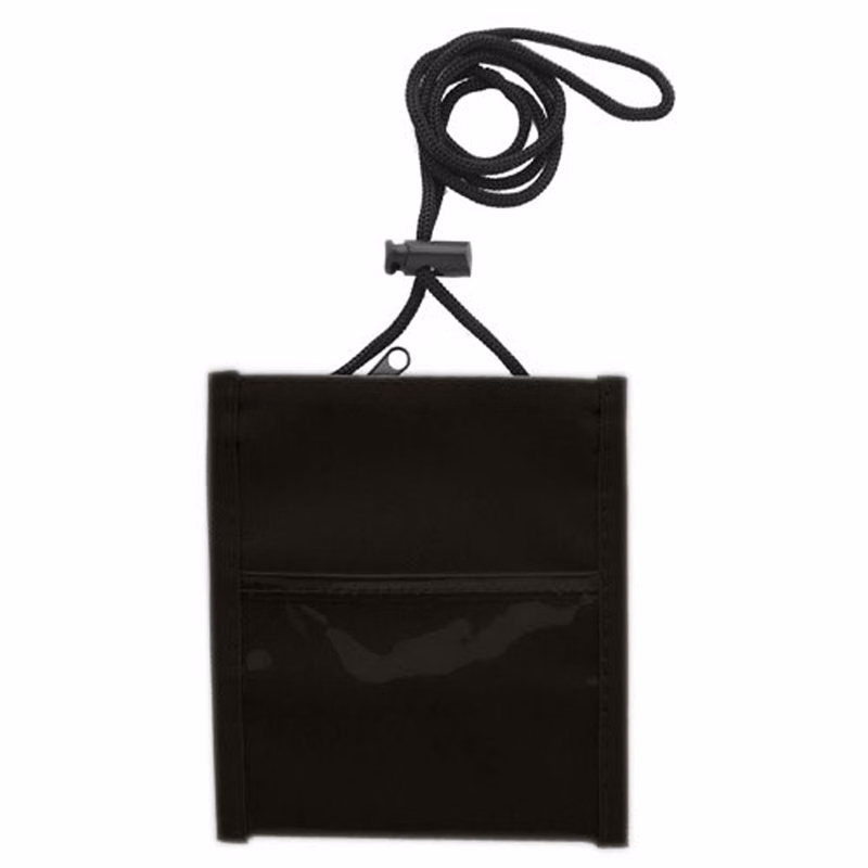 NYLON MEDIUM SIZE BLANK NECK WALLET