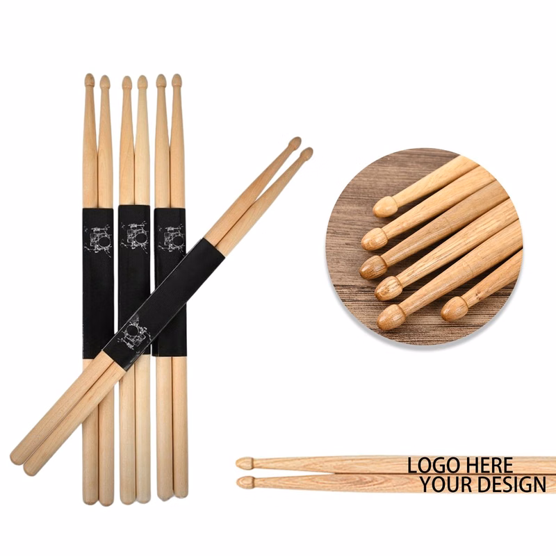 1 pair of 5A walnut drumsticks