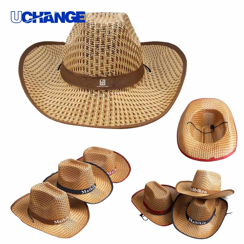 Adults Straw Cowboy Hat