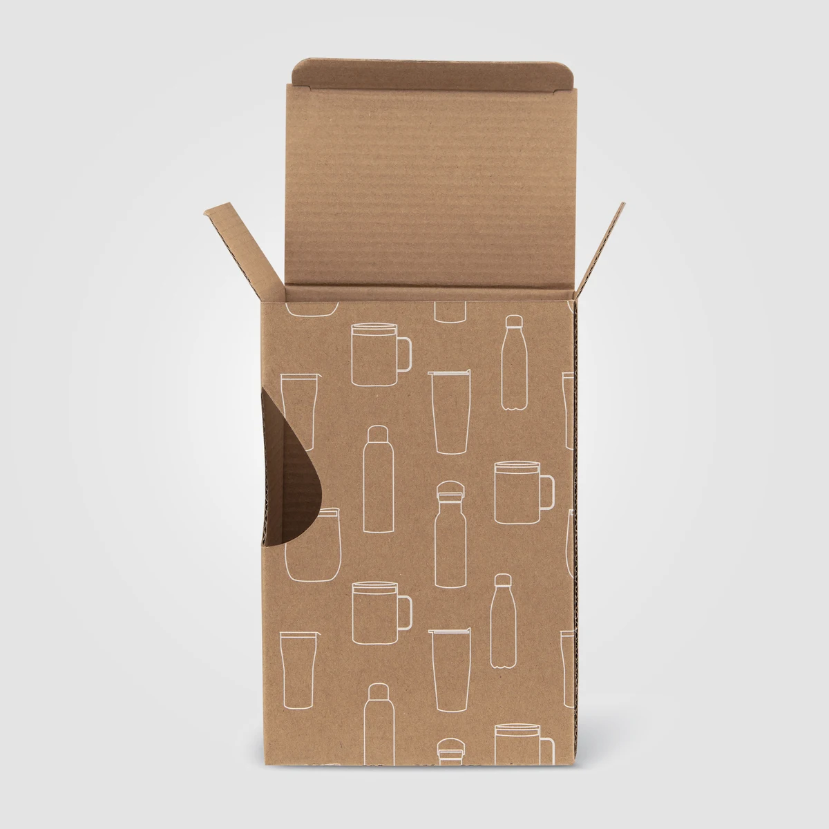 Craft Paper Gift Box for Drinkware #4 1