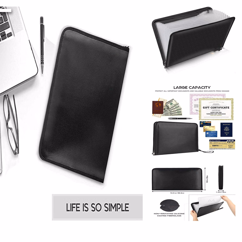 Fireproof And Waterproof Folder Bag