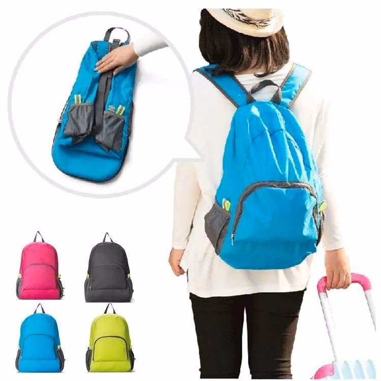 Lightweight Oxford cloth foldable backpack