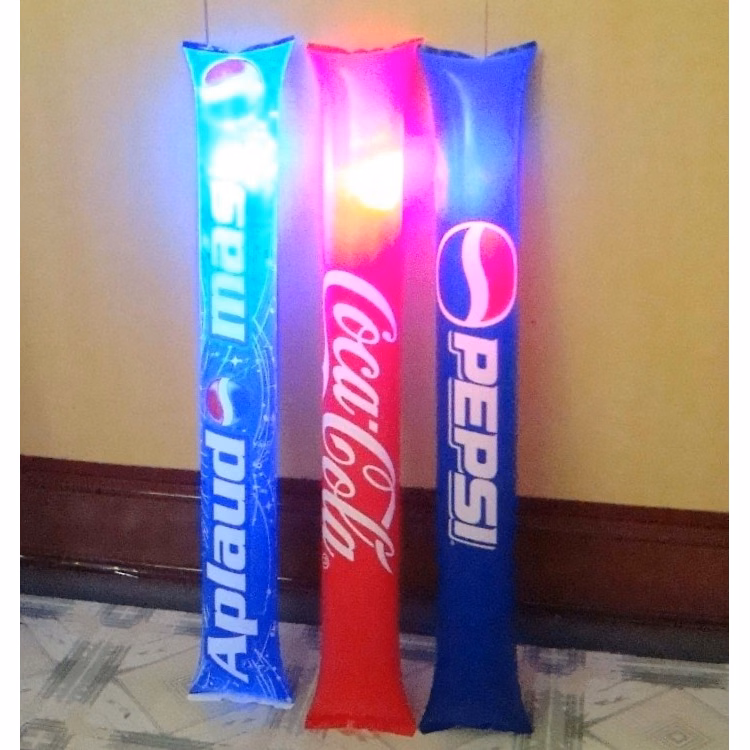 PE LED Flash Inflatable Pam Pam Stick Cheering Stick Noise Maker