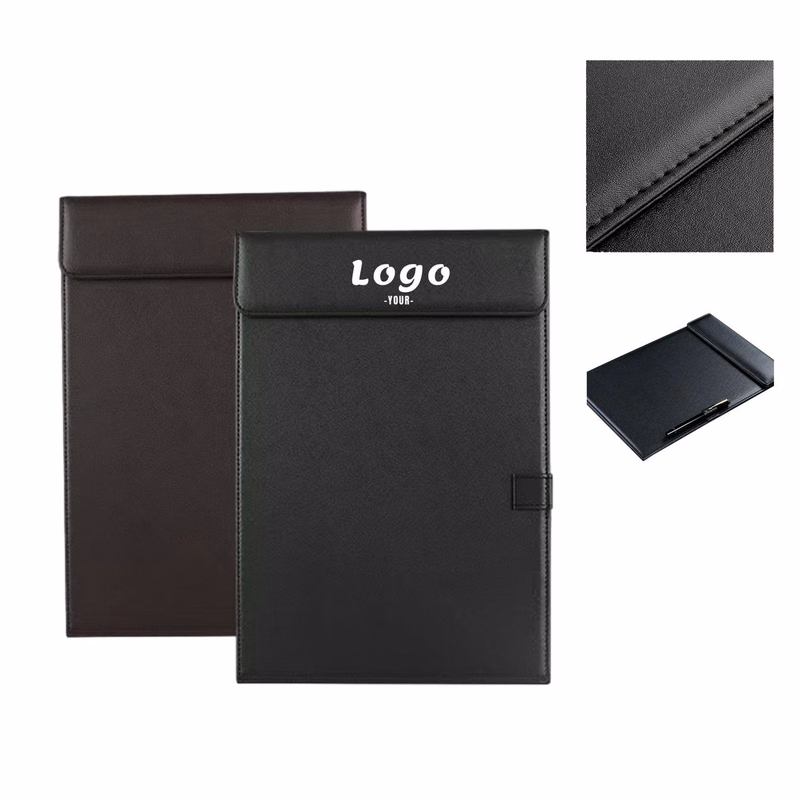 PU Leather Conference Clipboard Mat for Offices