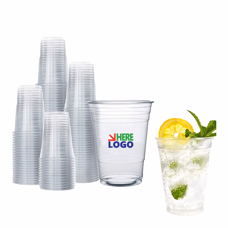 16 Oz Clear PET Plastic Cups