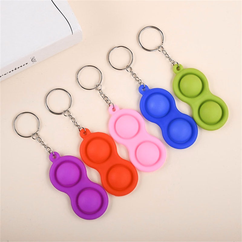 Gourd Shape Stress Reliever Key Chain