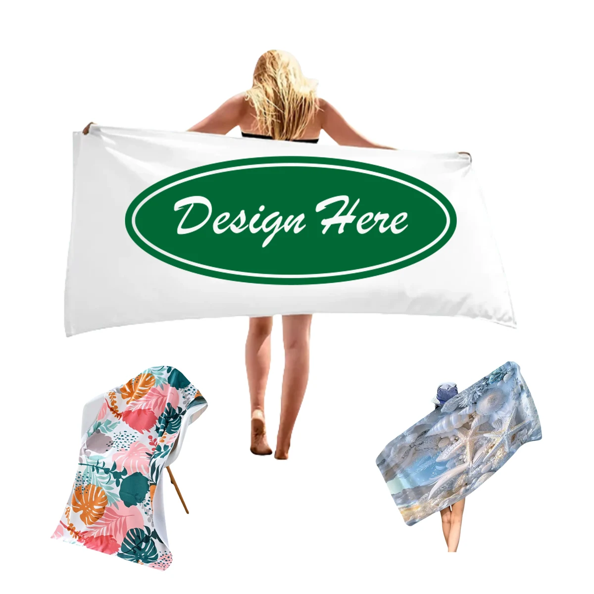 Full Color Customizable Quick-Dry Beach Towel MOQ50 1