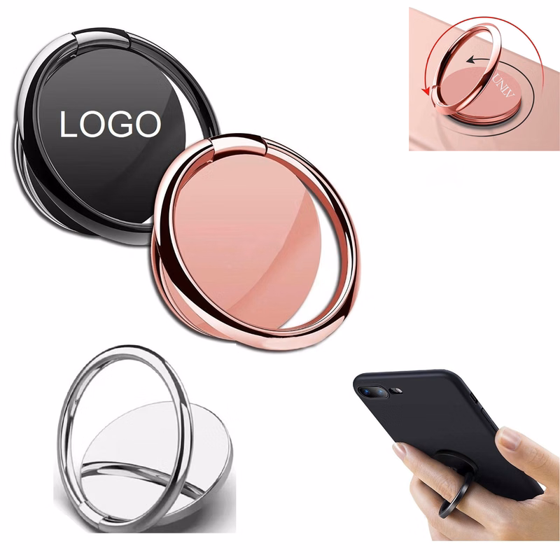 Metal Rotating Cell Phone Grip Ring Stand