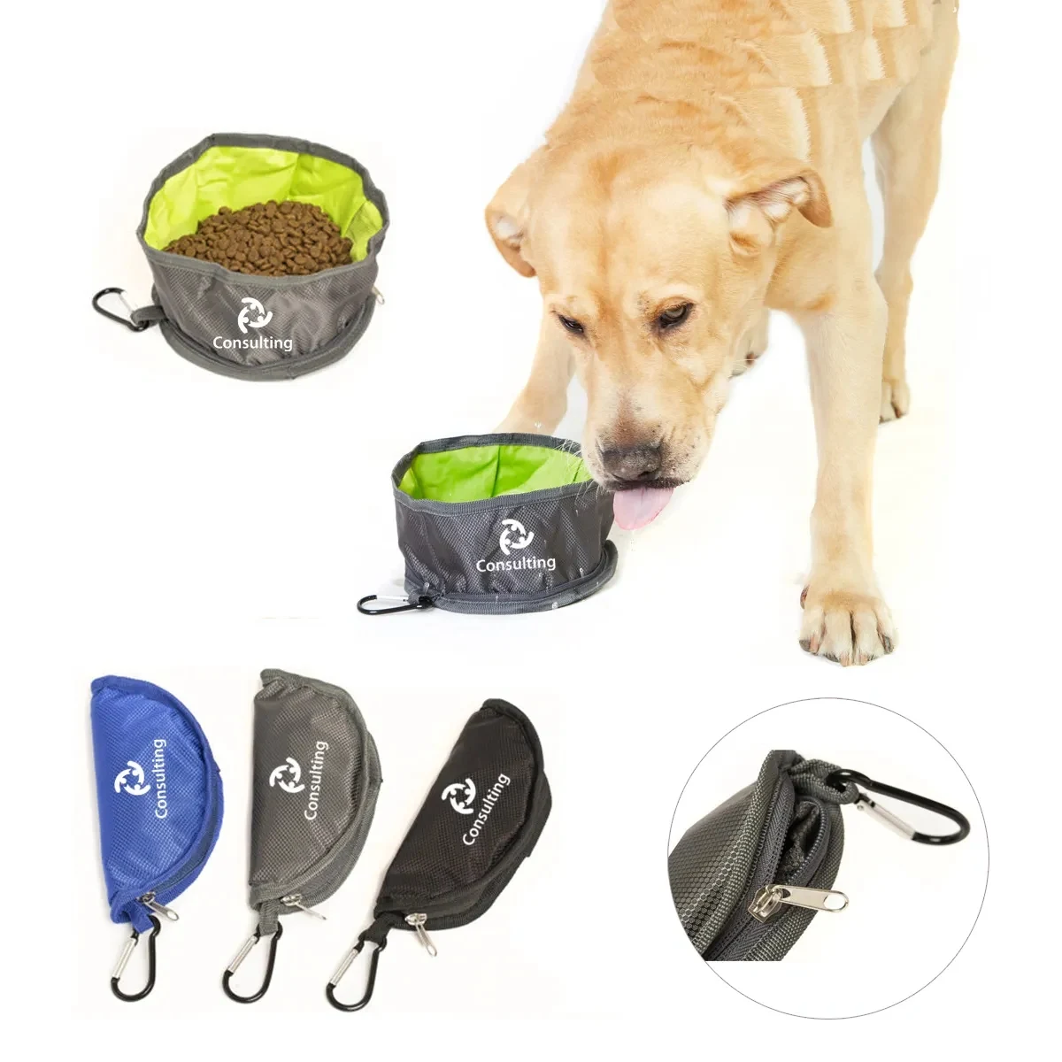Oxford Folding Pet Travel Bowl 1