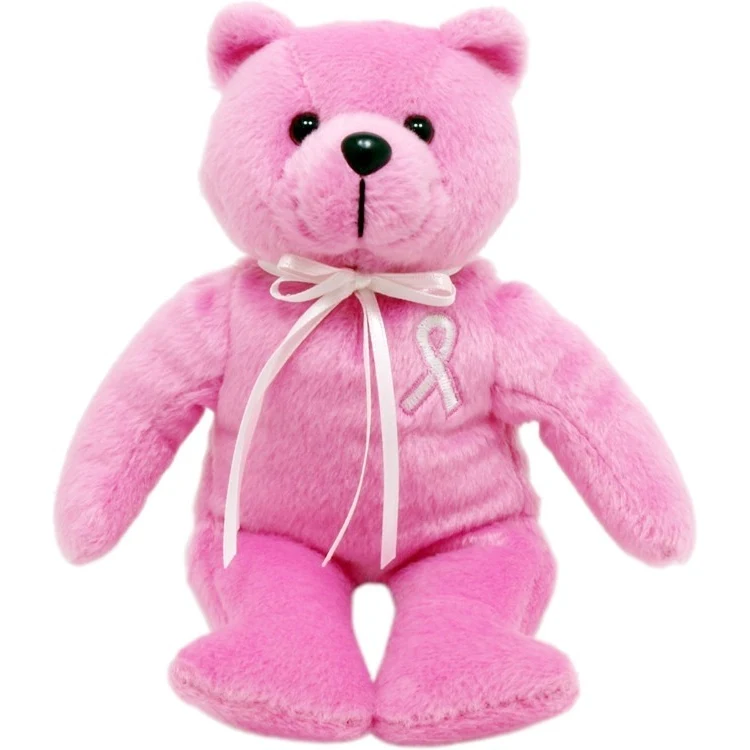 8" Breast Cancer Bear 1
