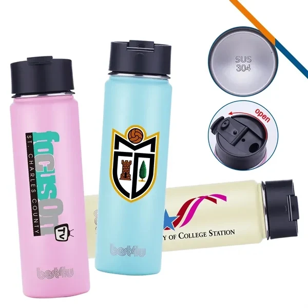 FIJI Stainless Steel Water Bottle for Commutes, Fitness and Travel 1