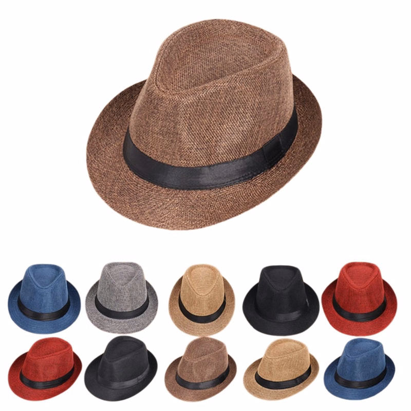 Solid Color Fedora Hat