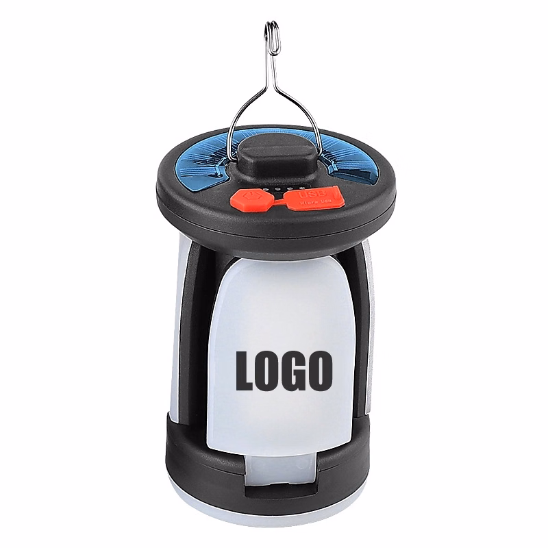 Custom Collapsible Clover Style LED Solar Lantern
