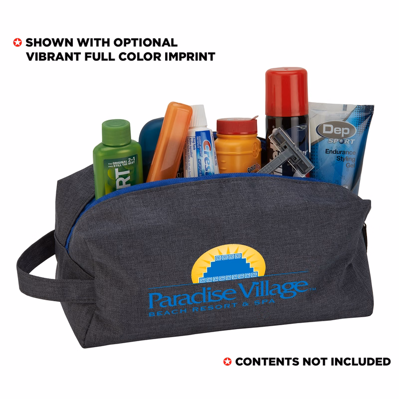 Heathered Dopp Kit Toiletry Bag
