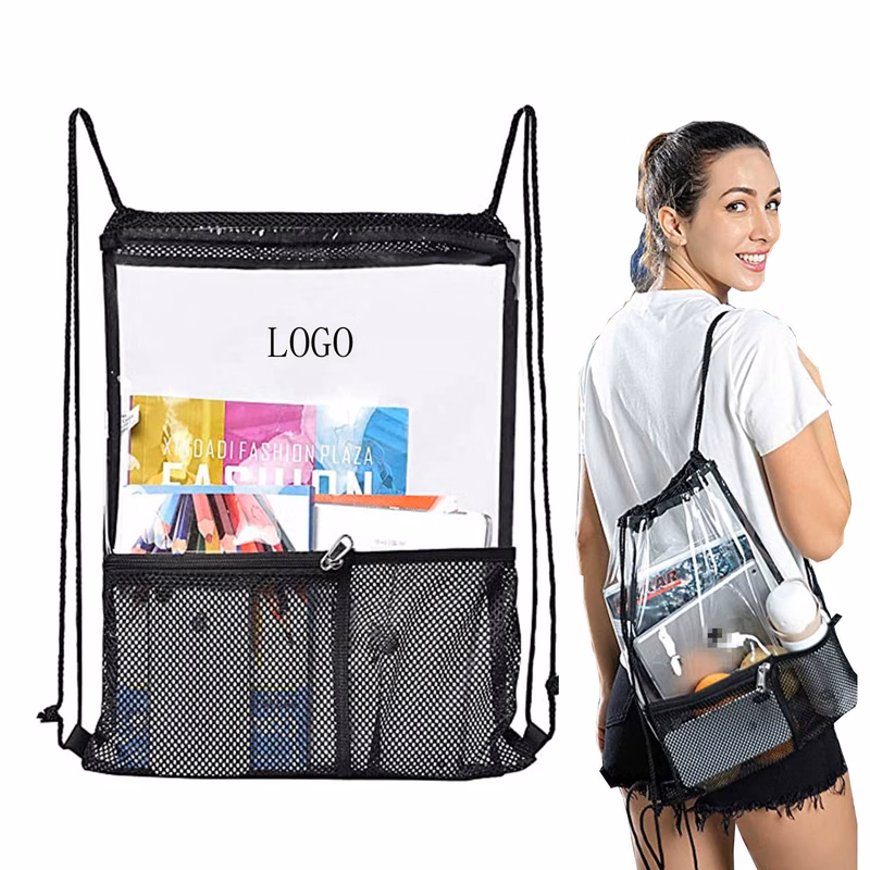 Clear Drawstring Backpacks
