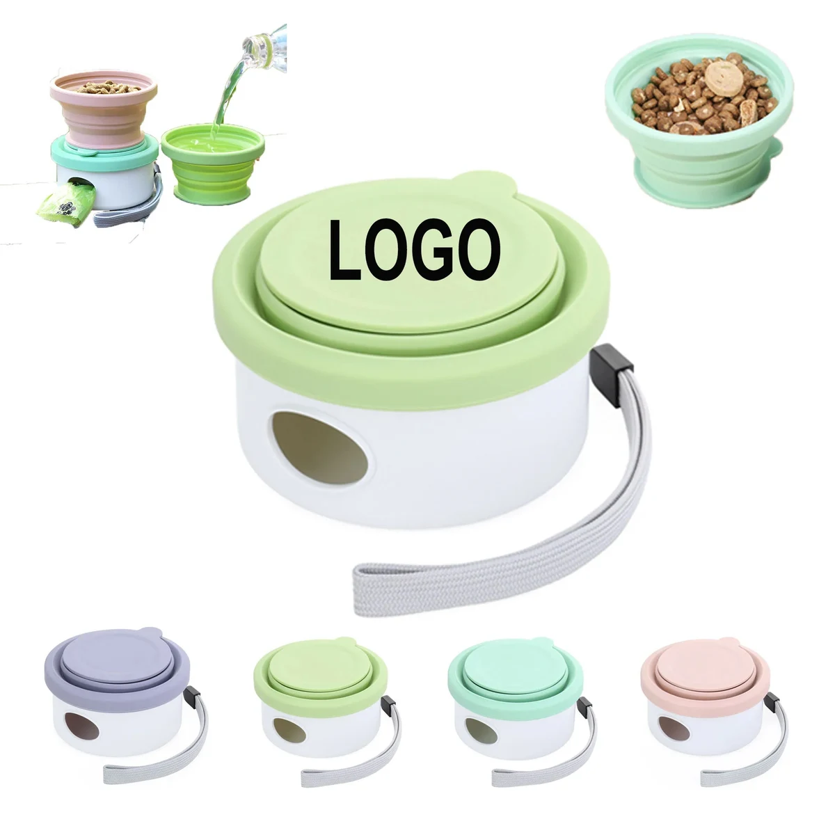 150ml Portable Bowl With Garbage Bag Case 1