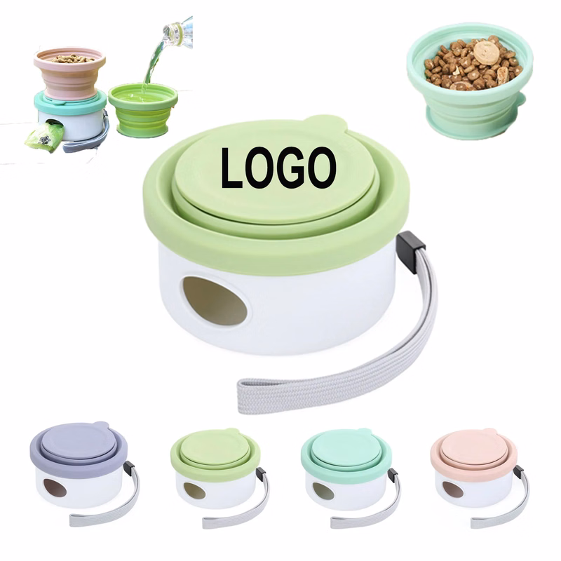 150ml Portable Bowl With Garbage Bag Case