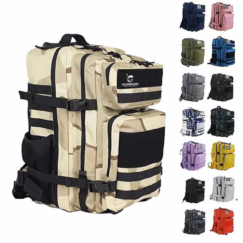 45L Large Capacity Camping Military Tactical Backpacks