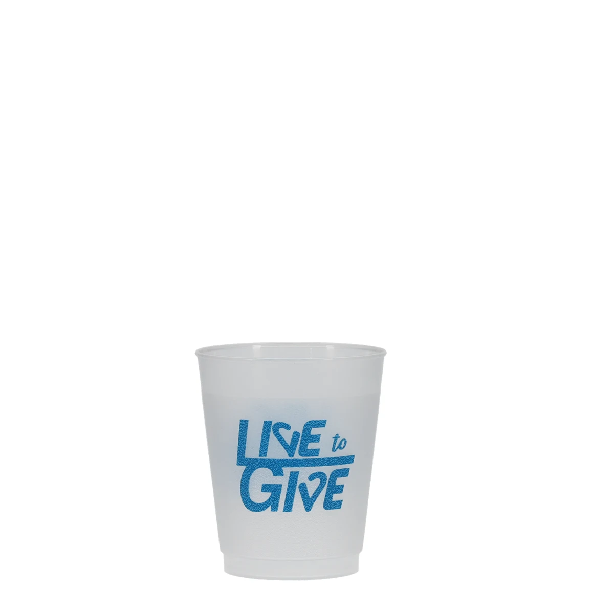 5 oz Frost-Flex Plastic Cup Frosted Tradition Print 1