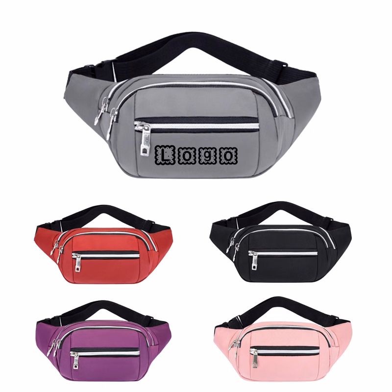 Waterproof Oxford Cloth Waist Pack Multi-functional Simple Waist Bag