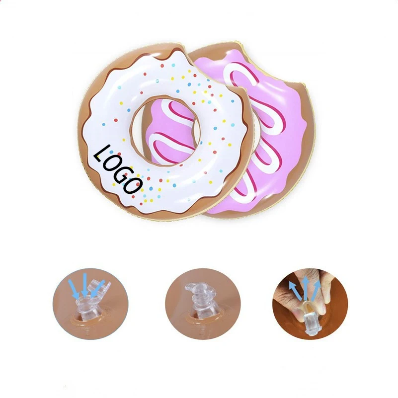 Donut Inflatable Swim Ring Pool Float 1