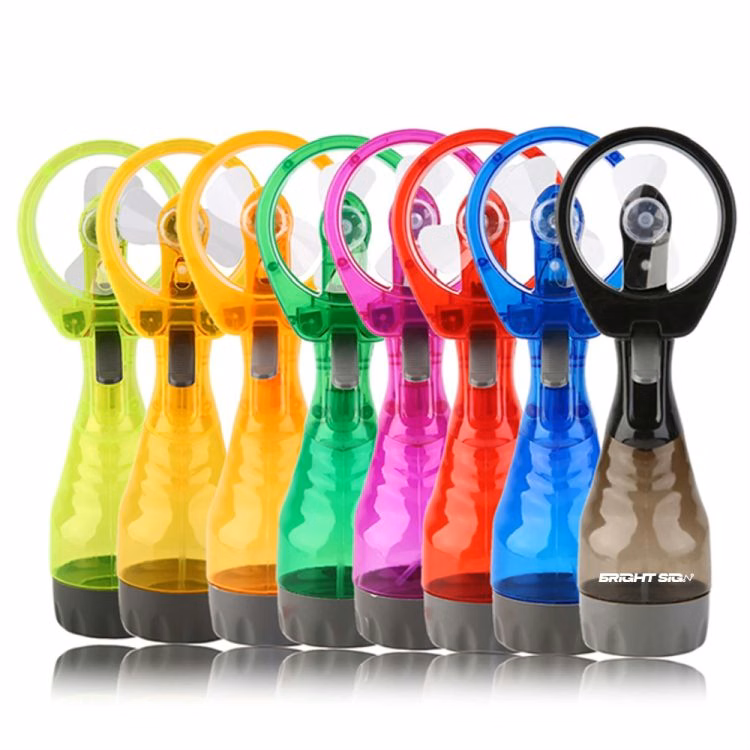 Handheld Battery Operated Water Mist Fan  Portable Cooling for Outdoor Events