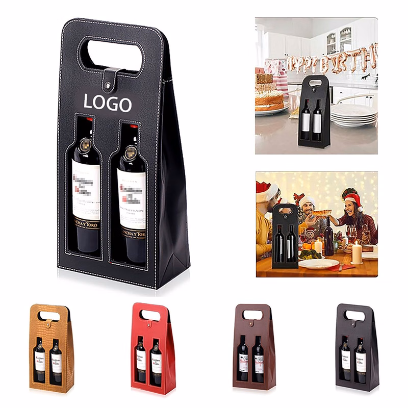 Double Wine Bag with Window