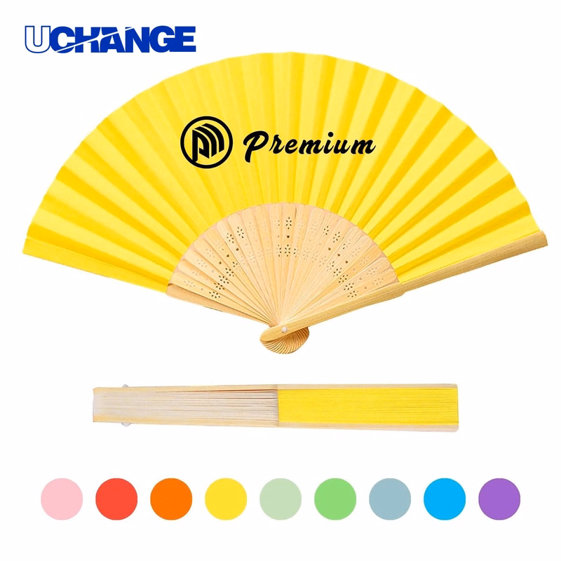 Vintage Bamboo Folding Hand Fan Tool