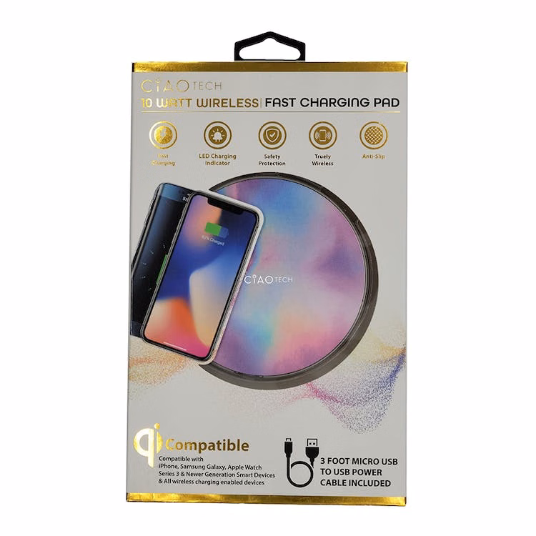 Wireless Charging Pads - Tie Dye 10W