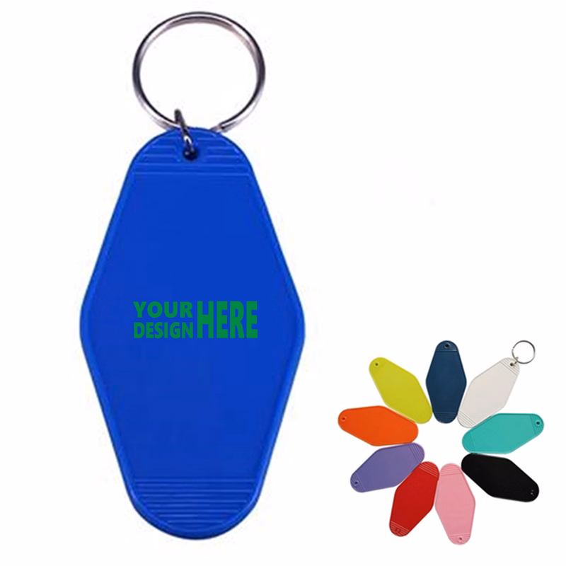 Unique Motel Hotel Style Keychain