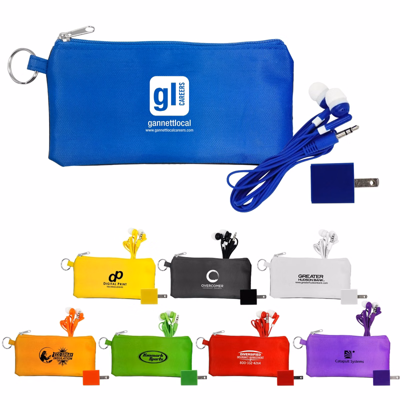 LARGE STRETCHY WALL & EAR BUD SET