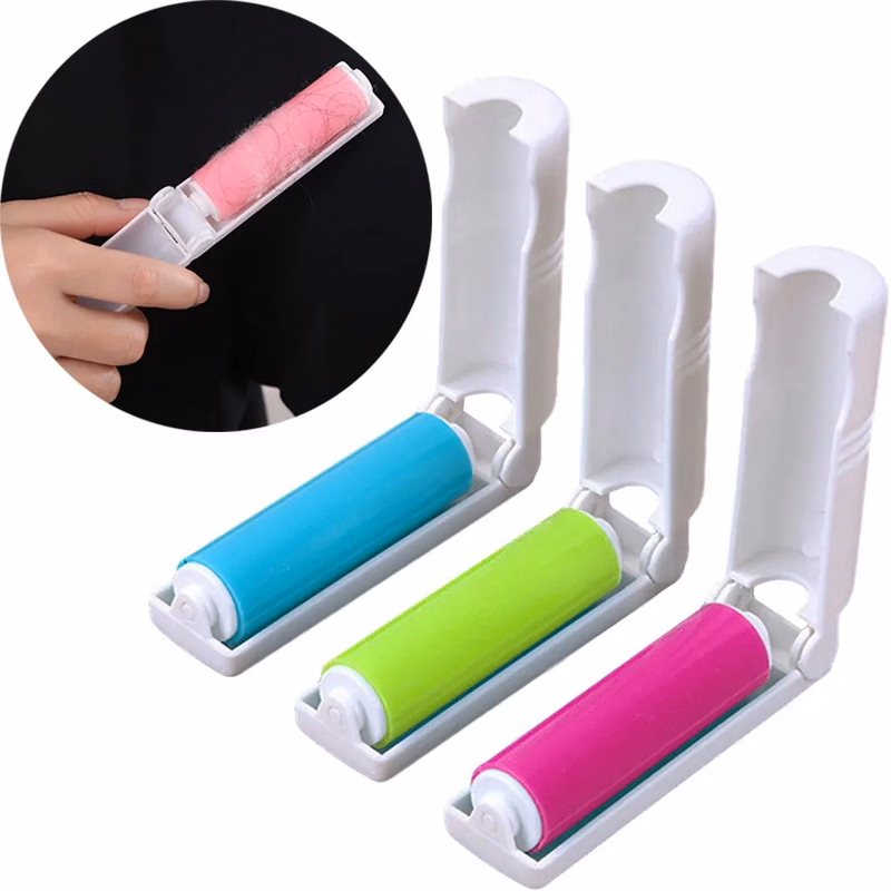 Folding Washable Dust Lint Remover With Handle