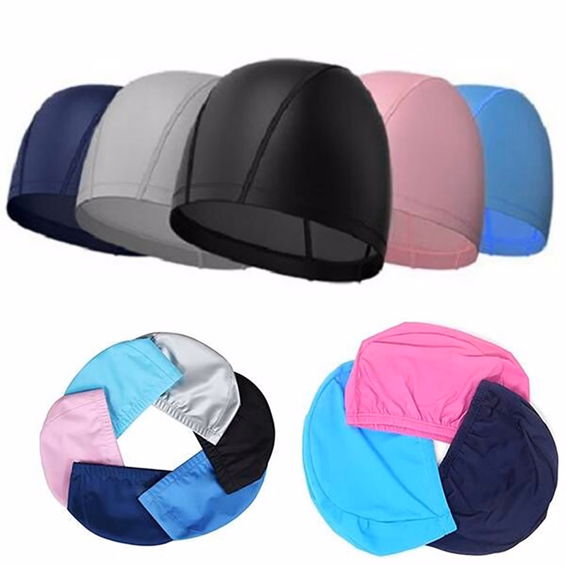 Adult Swim Cap Lycra with PU Coating High Elasticity Swimming