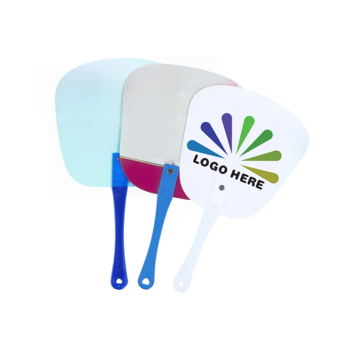 Custom Printed Plastic Fan 1