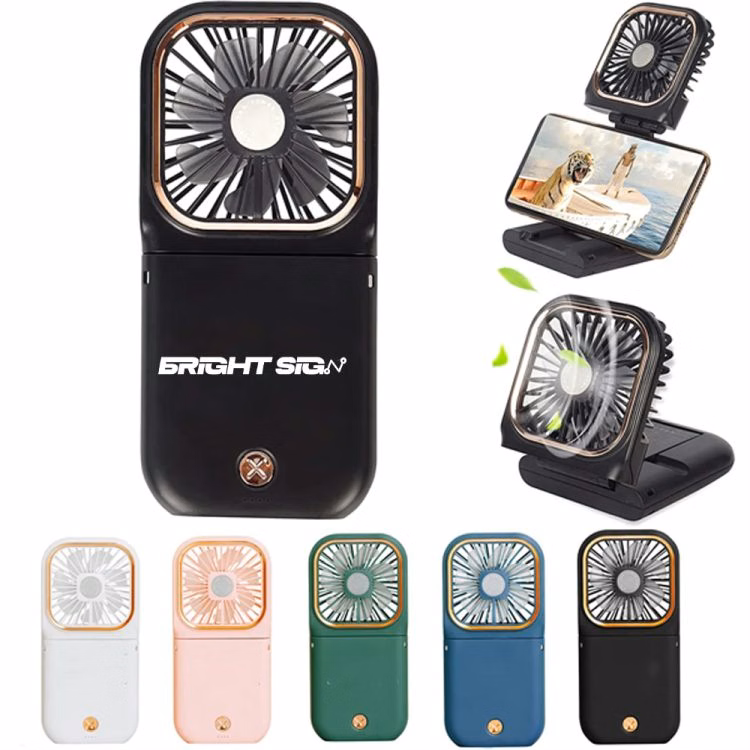 Rechargeable Mini Necklace Fan with Power Bank Function