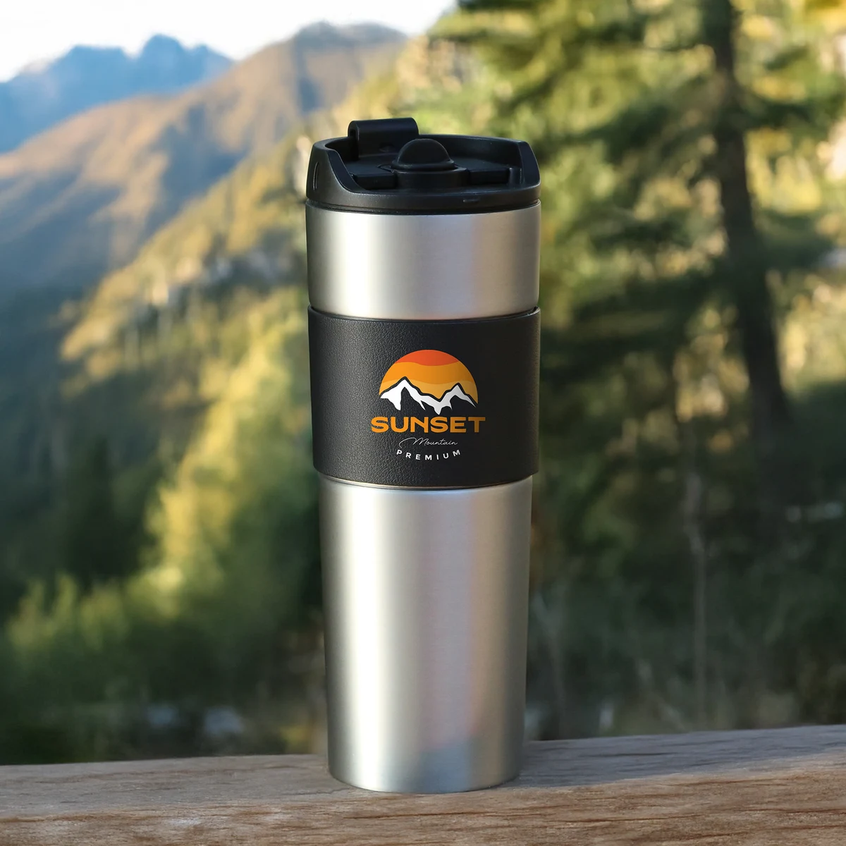French Presso Stainless Coffee Tumbler 1