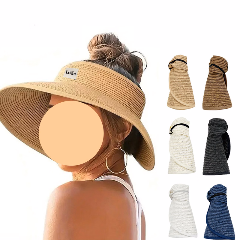 Women's wide brim foldable sun hat