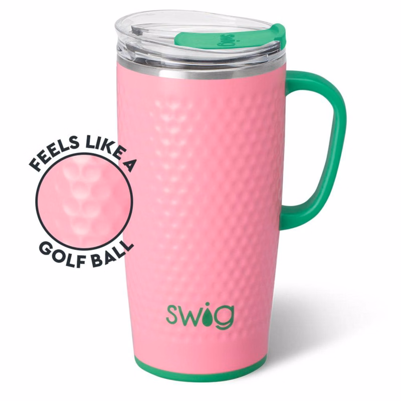 22 oz SWIG® Stainless Steel Insulated Golf Ball Travel Mug
