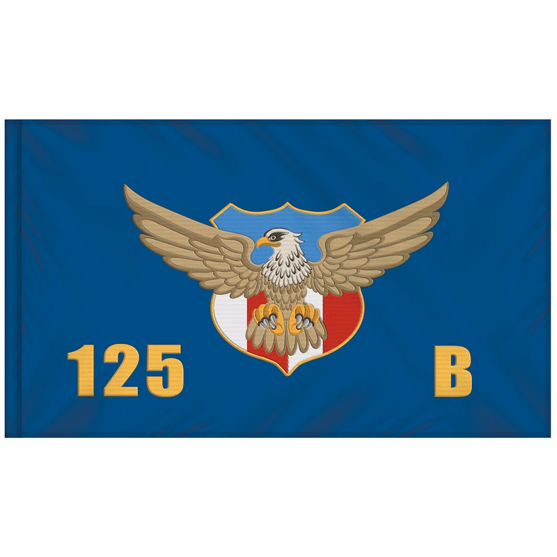 3' x 5' Single Sided Embroidered Flag with Pole Sleeve