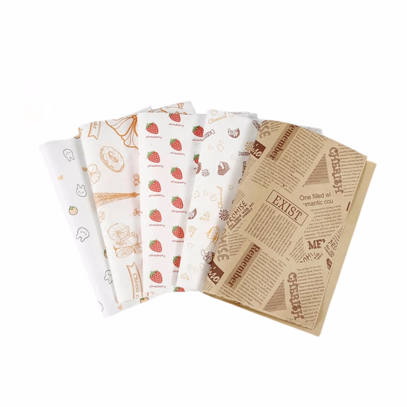 Custom Food Wrapping And Basket Liner Paper